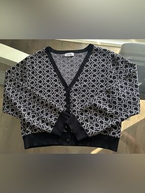 Calvin Klein Knit Cardigan Monogrammed